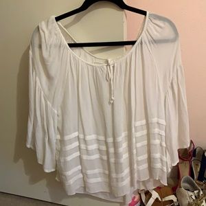 Bohemian white blouse